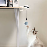 Automatic Lifting Plush Ball Cat Toy